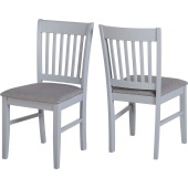 Oxford Dining Chair Grey/Grey Fabric